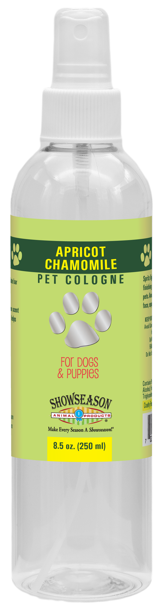 Apricot Chamomile Pet Cologne in 8.5 ounce.