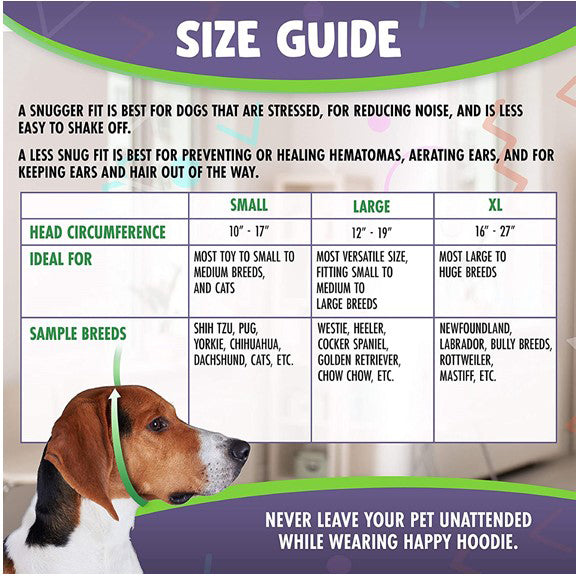 Product size guide