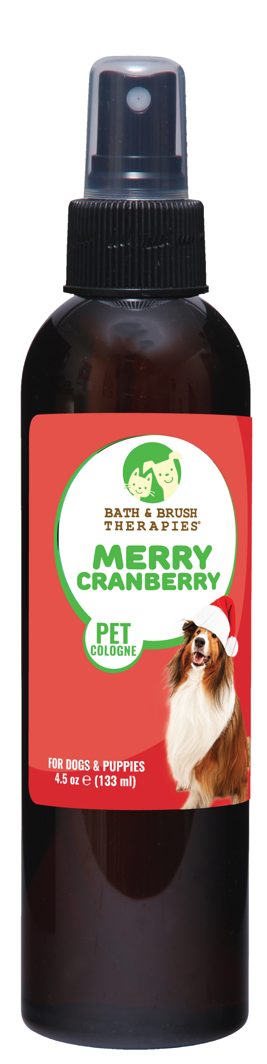 Merry Cranberry by Bath and Brush Therapies in 4.5 ounce pump spray bottle. 